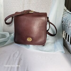 Coach Vintage Companion Flap Turnlock Shoulder Bag